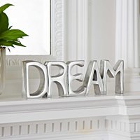 Paper High Reclaimed Metal Dream Sign in Silver