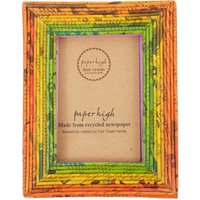 Reclaimed Newspaper Photo Frame
