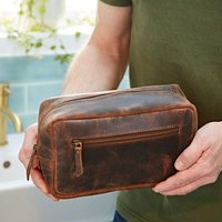 Buffalo Leather Wash Bag