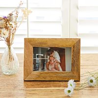 Paper High Lakadee Wooden Photo Frame in Natural | Size: Small