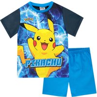 Pokemon Pikachu Short Pyjamas in Blue | Size: 7-8 Years