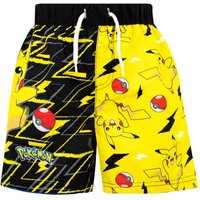 Pokemon Boy's Pikachu Swim Shorts in Yellow | Size: 3-4 Years