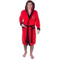 Hooded Fleece Dressing Gown Robe