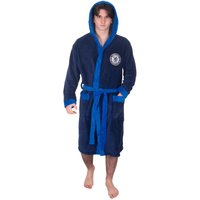 Hooded Fleece Dressing Gown Robe