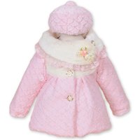 Cinda Girl's Pink Coat with Hat | Size: 4-5 Years