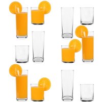 LAV Liberty Glassware 12 Piece Set - Clear