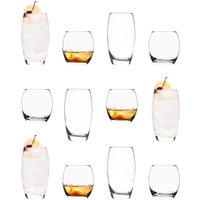 LAV Empire Glassware 12 Piece Set - Clear