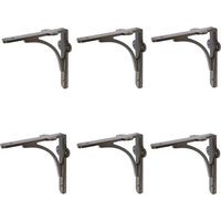 Curved Iron Shelf Bracket D150mm Pack 6 1000mm x 1000mm