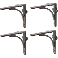 Curved Iron Shelf Bracket D150mm Pack 4 1000mm x 1000mm