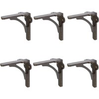 Curved Iron Shelf Bracket D100mm Pack 6 1000mm x 1000mm