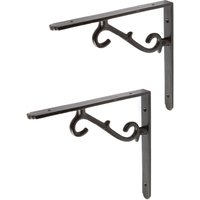 Scroll Iron Shelf Bracket D205mm Pack 2 1000mm x 1000mm