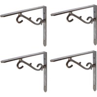 Scroll Iron Shelf Bracket D205mm Pack 4 1000mm x 1000mm