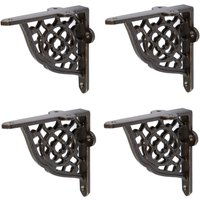 Honeycomb Iron Shelf Bracket D100mm Pack 4 1000mm x 1000mm