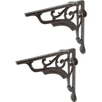 Ornate Iron Shelf Bracket D200mm Pack 2 1000mm x 1000mm