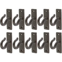 Hammer and Tongs Hanging Hook - W20mm x H70mm - Pack of 10 in Black | Size: 1000mm x 1000mm