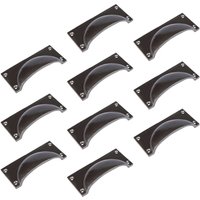 Hammer and Tongs Rectangular Cabinet Drawer Pull - W105mm x H50mm - Pack of 10 in Grey | Size: 1000mm x 500mm