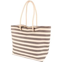 Large Striped Canvas Tote Beach Bag 55cm x 36cm cm x 36 cm
