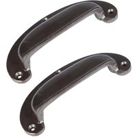 Hammer and Tongs Wide Lipped Cabinet Drawer Pull - W130mm x H50mm - Pack of 2 in Grey | Size: 1000mm x 500mm