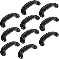Hammer and Tongs Wide Lipped Cabinet Drawer Pull - W95mm x H40mm - Pack of 10 in Black | Size: 1000mm x 500mm