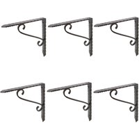 Notched Scroll Iron Shelf Bracket D205mm Pack 6 1000mm x 1000mm