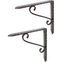 Notched Scroll Iron Shelf Bracket D205mm Pack 2 1000mm x 1000mm