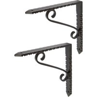 Notched Scroll Iron Shelf Bracket D150mm Pack 2 1000mm x 1000mm