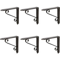 Notched Scroll Iron Shelf Bracket D105mm Pack 6 1000mm x 1000mm