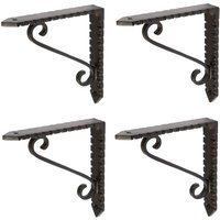 Notched Scroll Iron Shelf Bracket D105mm Pack 4 1000mm x 1000mm