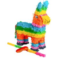 Fax Potato Pinatas Donkey Cardboard Pinata Multi