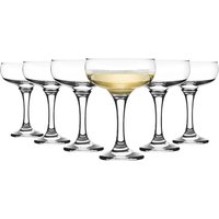 Rink Drink Champagne Saucers - 235ml - Pack of 24 in Clear