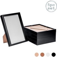 3D Box Photo Frames A4 Grey Pack 5