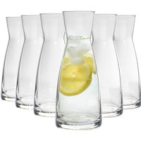 Bormioli Rocco Ypsilon Glass Carafes - 1.1 Litre - Pack of 6 in Clear