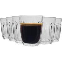 Duralex Provence Shot Glass Espresso Cups - 90ml Drinking Glasses - Pack of 12 in Clear