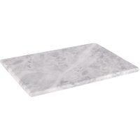 Argon Tableware Marble Cheese Board - 30 x 20cm White Rectangular Serving Board | Size: 30 x 20 cm