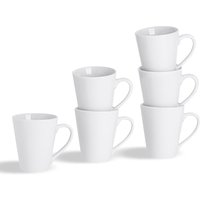 Argon Tableware 285ml White Coffee Mug Set of 24 - Durable Dishwasher Safe Mugs Cups