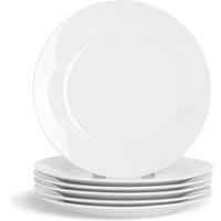 Argon Tableware Classic White Dessert Plates - 19cm - Pack of 12