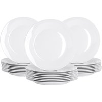 Argon Tableware Classic White Dinner Plates - 27cm - Pack of 24