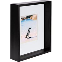 8" x 10" 3D Deep Box Photo Frame 4" x 6" Mount White