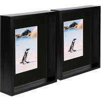 8" x 10" 3D Deep Box Photo Frames 4" x 6" Mount Pack 2