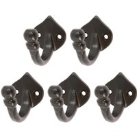 Hammer and Tongs Arrow Head Hook - W35mm x H40mm - Pack of 5 in Black | Size: 1000mm x 1000mm