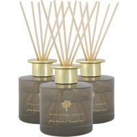 Nicola Spring 200ml Pomelo & Passion Fruit Reed Diffusers - Pack of 3 - Fruity Fresh in Grey