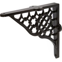 Hammer and Tongs Honeycomb Iron Shelf Bracket - D155mm in Black | Size: 1000mm x 1000mm