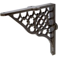 Hammer and Tongs Honeycomb Iron Shelf Bracket - D155mm in Grey | Size: 1000mm x 1000mm