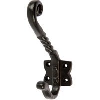Twisted Scroll Hat & Coat Hook W40mm x H125mm 1000mm x 1000mm
