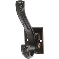 Square Back Scroll Hat & Coat Hook W35mm x H100mm 1000mm x 1000mm