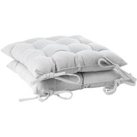 Square Garden Chair Seat Cushions Pack 2