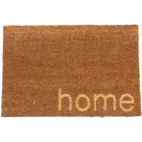 Coir Door Mat 60 x 40cm Embossed Home cm x 60 cm