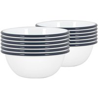 Enamel Bowls 16cm Pack 12 Navy