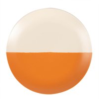 Ceramic Dipped Flecked Dinner Plate 20.5cm Burnt
