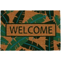 Coir Door Mat 60 x 40cm Banana Leaf cm x 60 cm